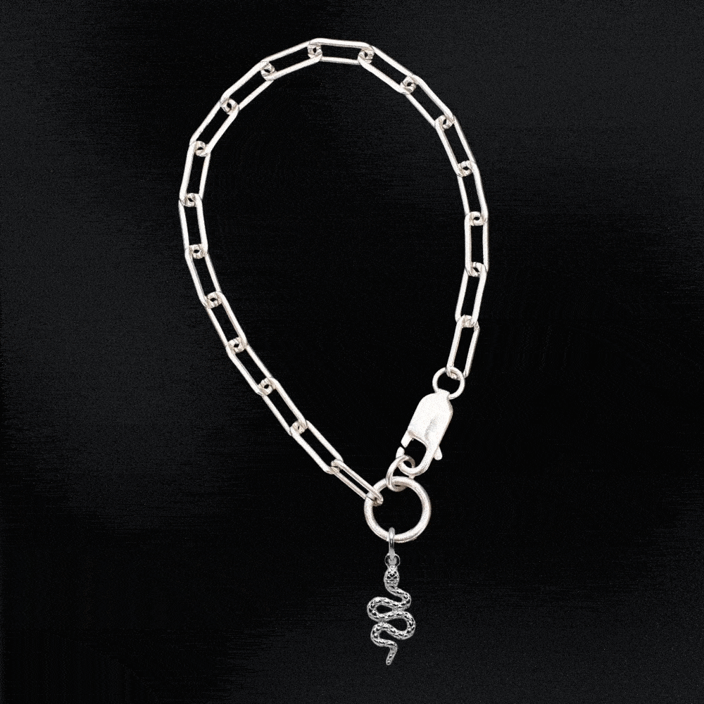 Customisable Paperclip Chain Bracelet
