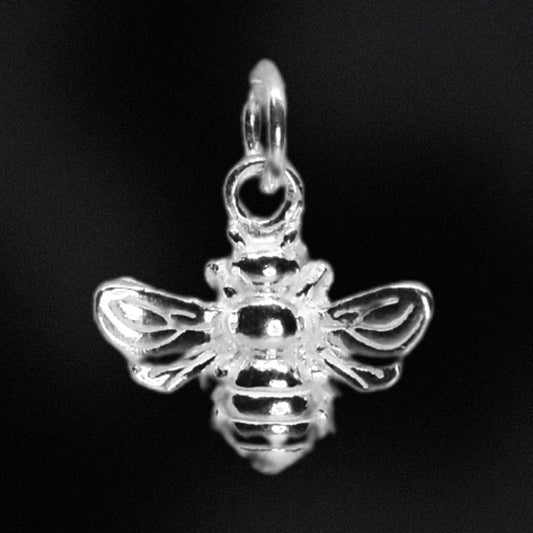 Silver Bee Charm